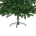 Kunstkerstboom Met Verlichting En Kerstballen 150 Cm Groen Wit
