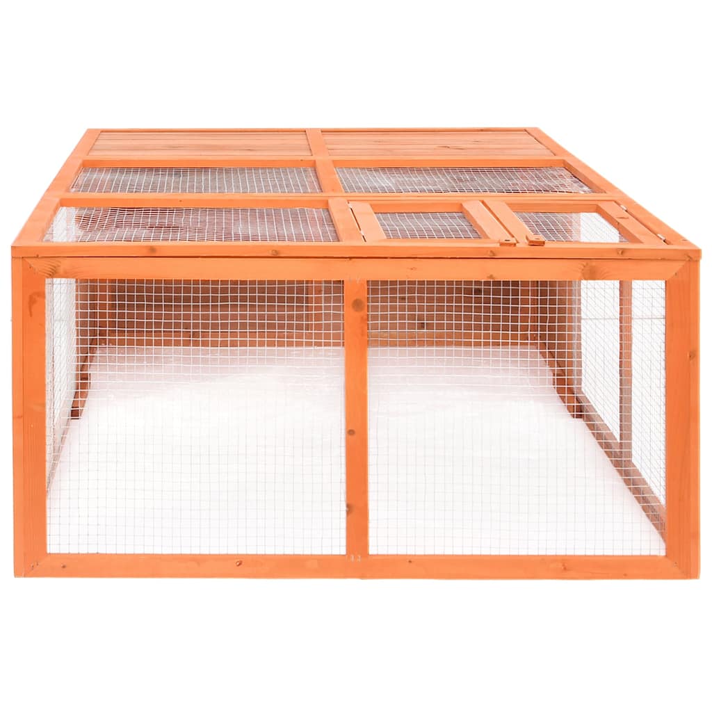 Dierenhok Voor Buiten 150X100X50 Cm Massief Vurenhout