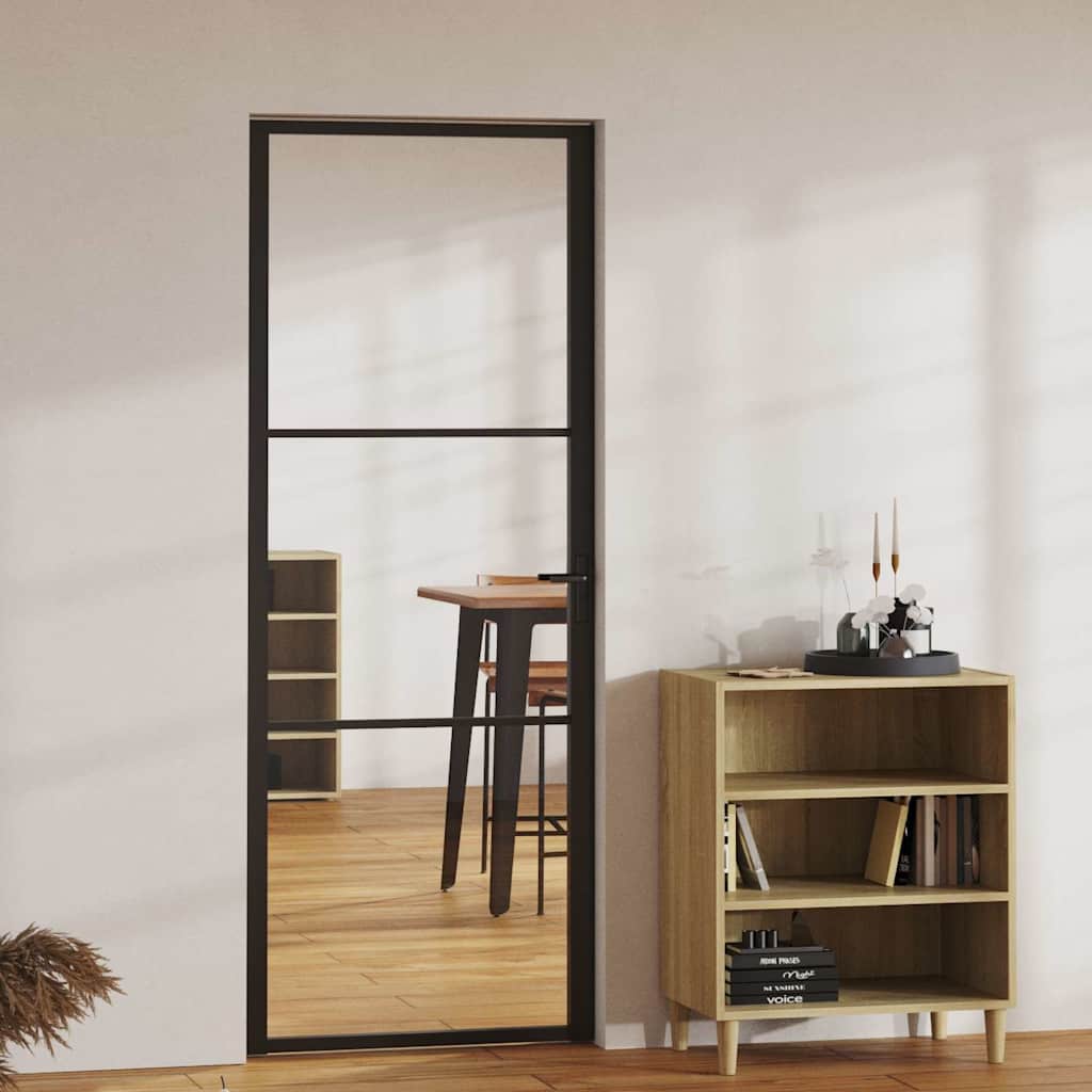 Binnendeur 93X201,5 Cm Esg-Glas En Aluminium