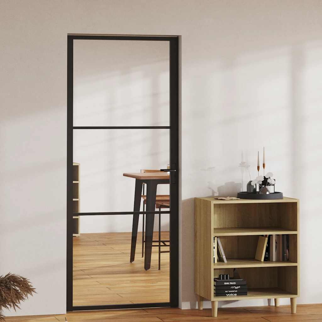 Binnendeur 93X201,5 Cm Esg-Glas En Aluminium