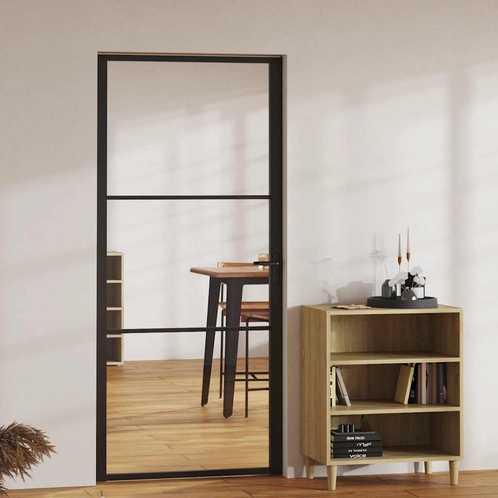 Binnendeur 93X201,5 Cm Esg-Glas En Aluminium