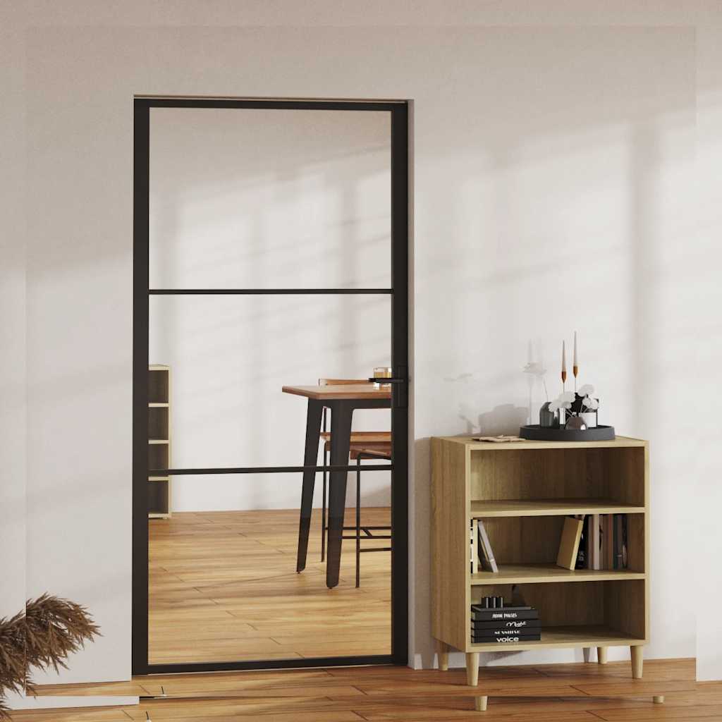 Binnendeur 93X201,5 Cm Esg-Glas En Aluminium