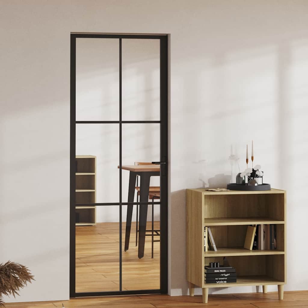 Binnendeur 93X201,5 Cm Esg-Glas En Aluminium