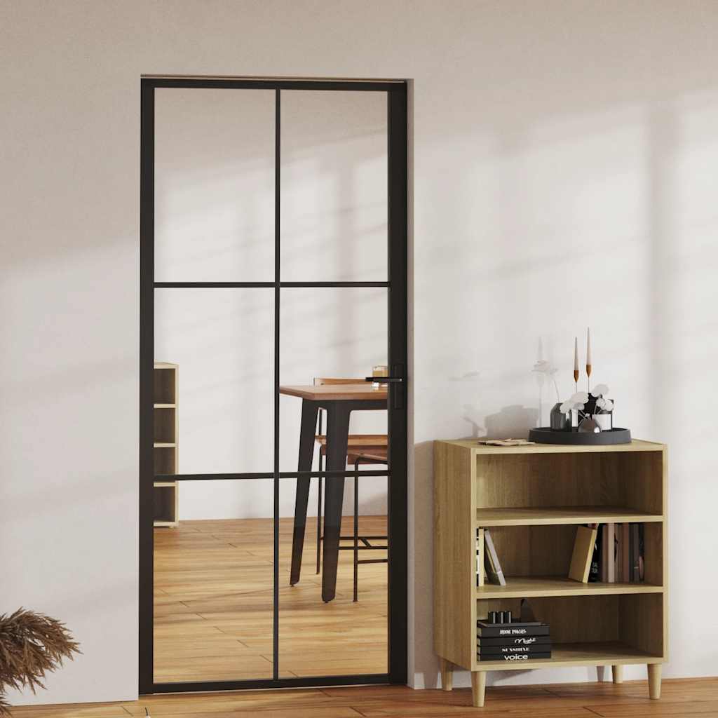 Binnendeur 93X201,5 Cm Esg-Glas En Aluminium