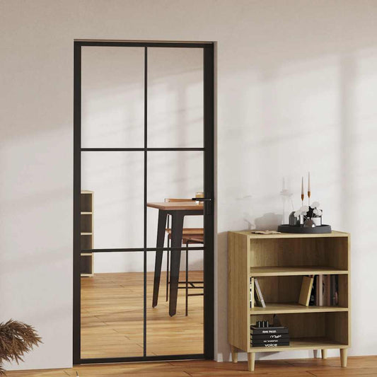 Binnendeur 93X201,5 Cm Esg-Glas En Aluminium