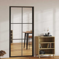 Binnendeur 93X201,5 Cm Esg-Glas En Aluminium