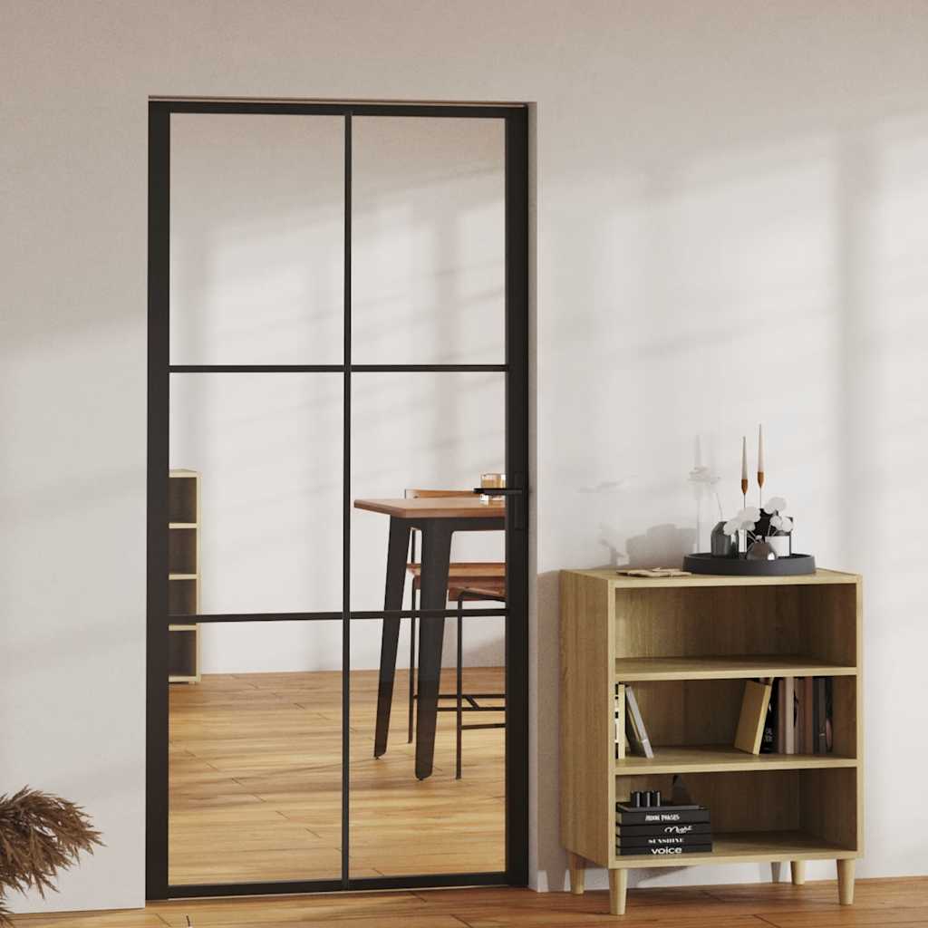 Binnendeur 93X201,5 Cm Esg-Glas En Aluminium