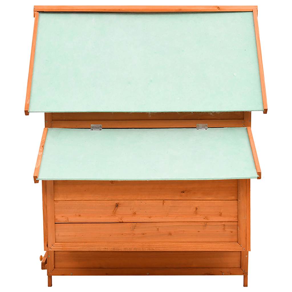 Kippenhok 150X96X110 Cm Massief Vurenhout