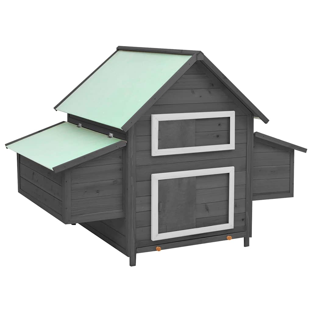 Kippenhok 150X96X110 Cm Massief Vurenhout