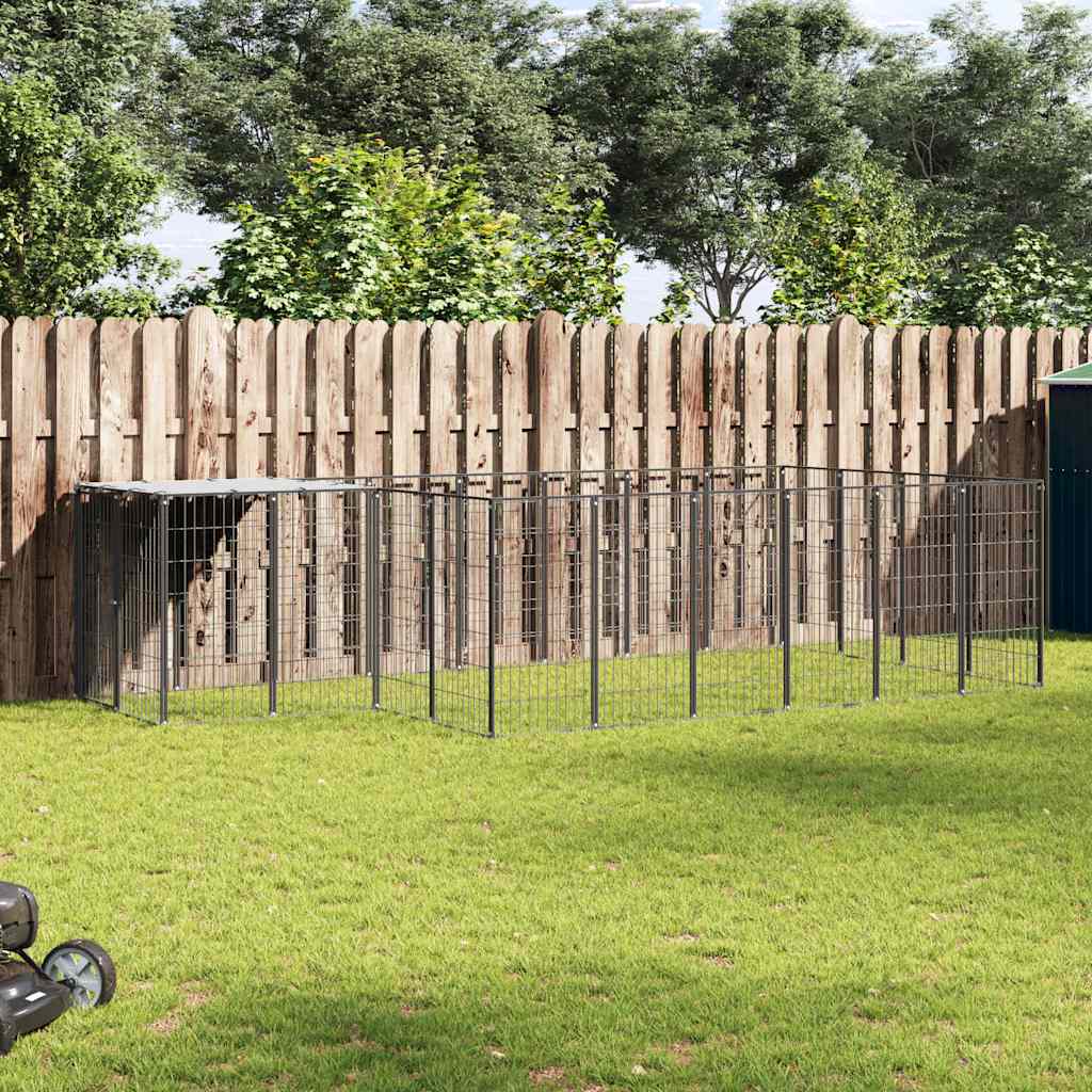 Hondenkennel 6,05 M² Staal