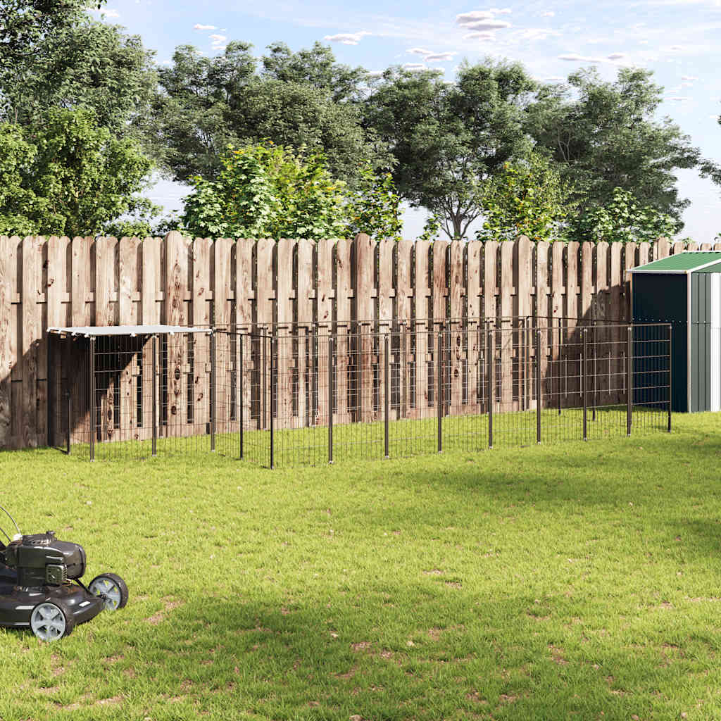 Hondenkennel 6,05 M² Staal