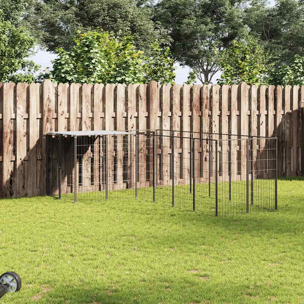 Hondenkennel 4,84 M² Staal