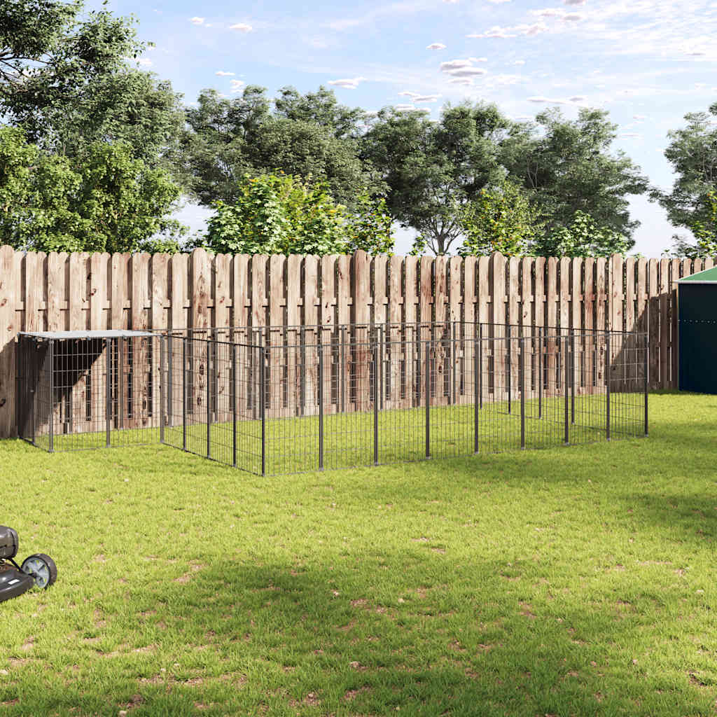 Hondenkennel 4,84 M² Staal