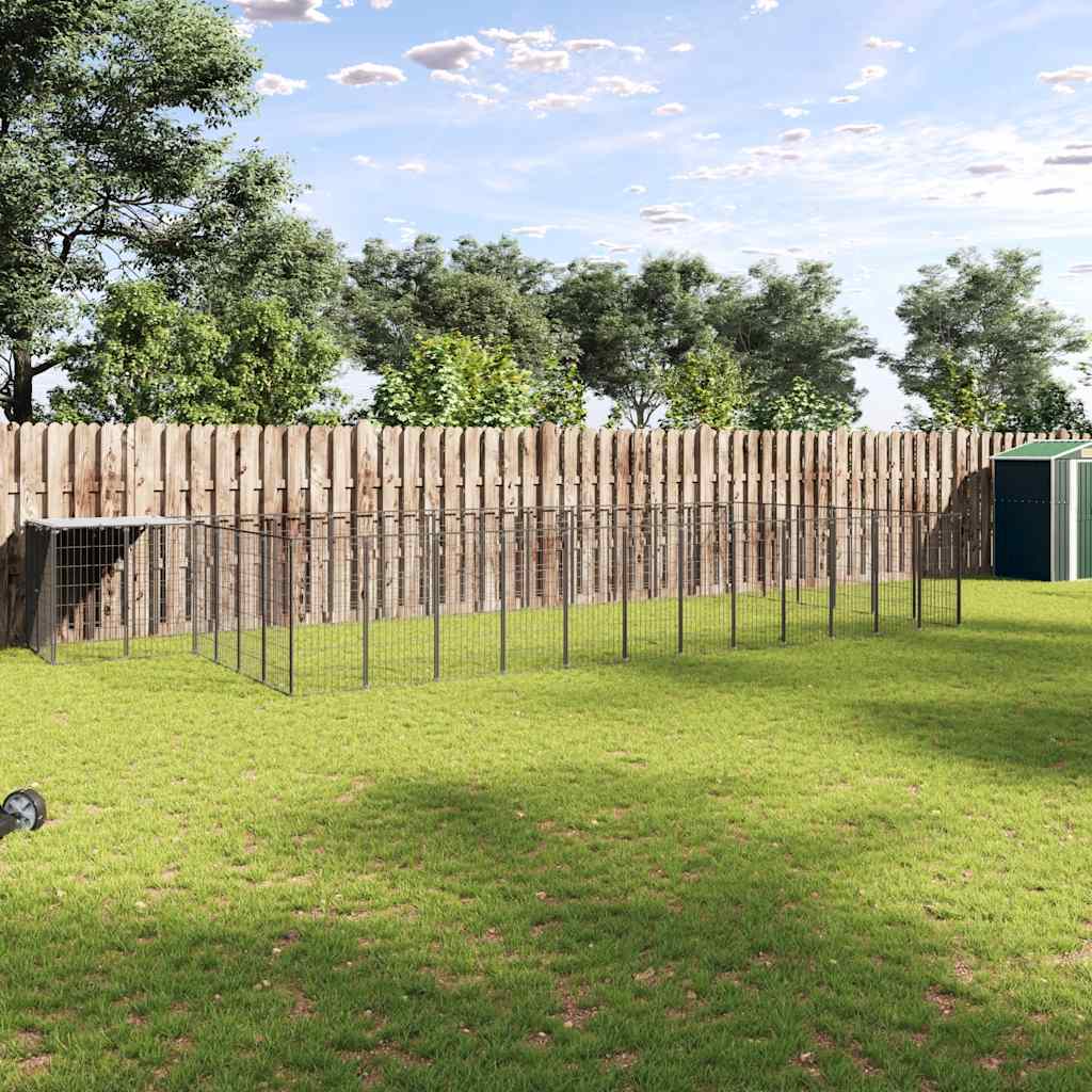 Hondenkennel 4,84 M² Staal