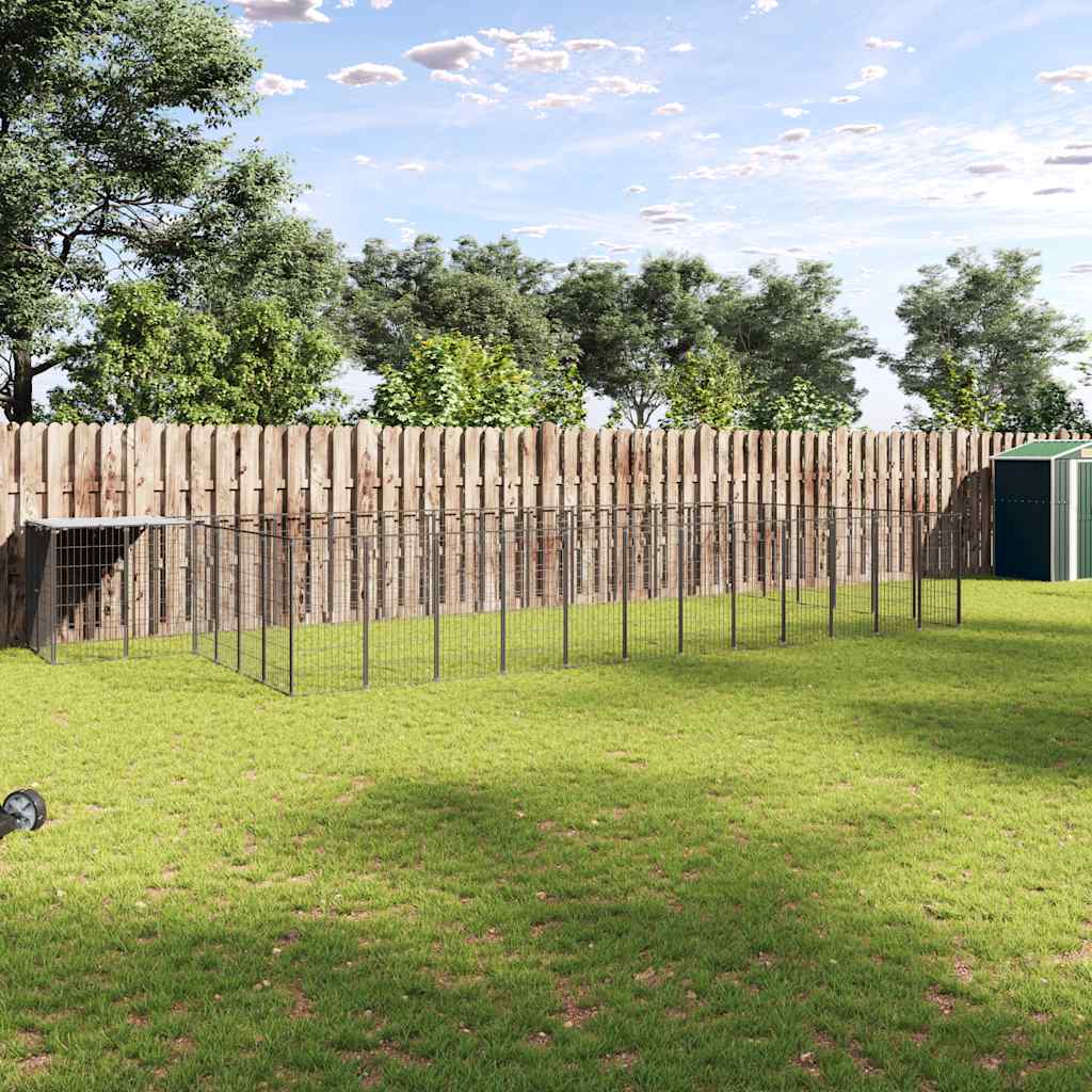 Hondenkennel 4,84 M² Staal