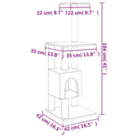 Kattenkrabpaal Met Sisal Krabpalen 104 Cm