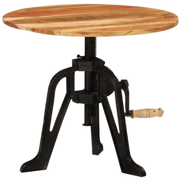 Bijzettafel 60X(46-63) Cm En Gietijzer