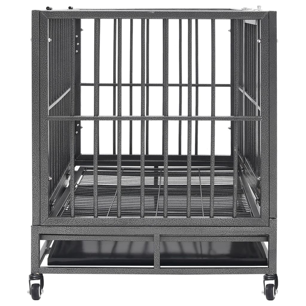Hondenbench Met Wielen Staal