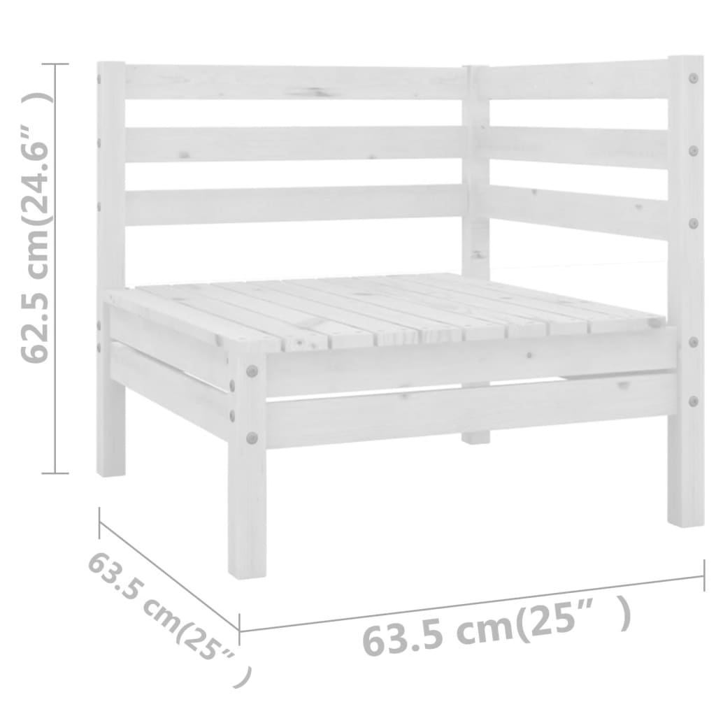 3083385  10-Delige Tuin Lounge Set Stevig Hout Grenen