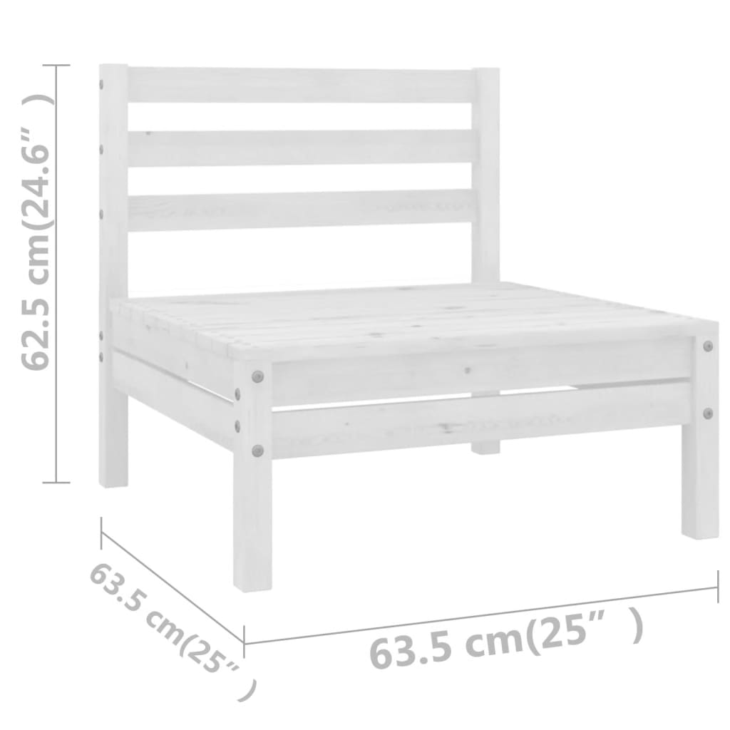 3083385  10-Delige Tuin Lounge Set Stevig Hout Grenen