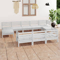 3083385  10-Delige Tuin Lounge Set Stevig Hout Grenen