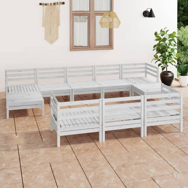 3083385  10-Delige Tuin Lounge Set Stevig Hout Grenen
