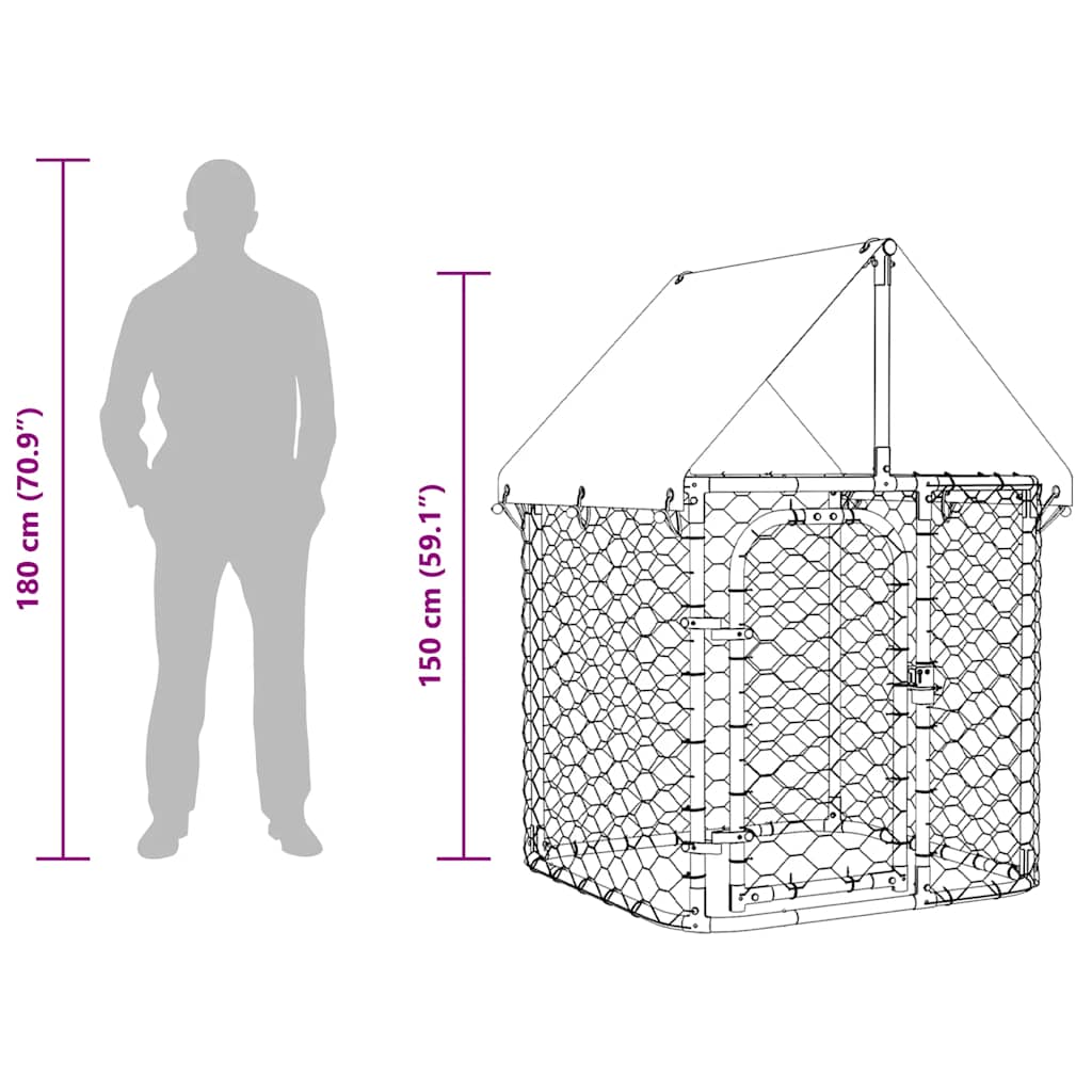 Hondenkennel Voor Buiten Met Dak