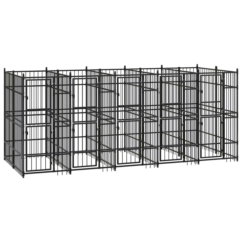 Hondenkennel 1,84 M² Staal