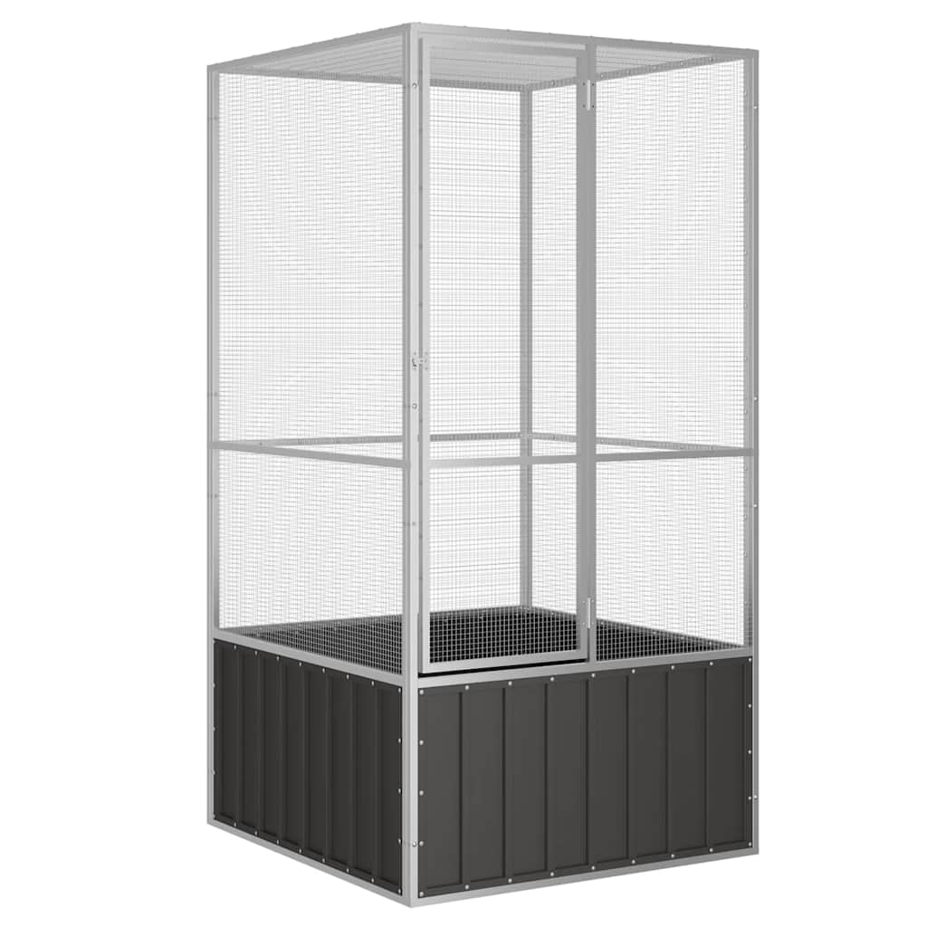 Vogelkooi 213,5X217,5X211,5 Cm Gegalvaniseerd Staal