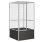 Vogelkooi 213,5X217,5X211,5 Cm Gegalvaniseerd Staal