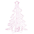 Kerstfiguur Kerstboom Met Warmwitte Led's 87X87X93 Cm