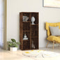 Boekenkast 50X25X104 Cm Bewerkt Hout Kleurig
