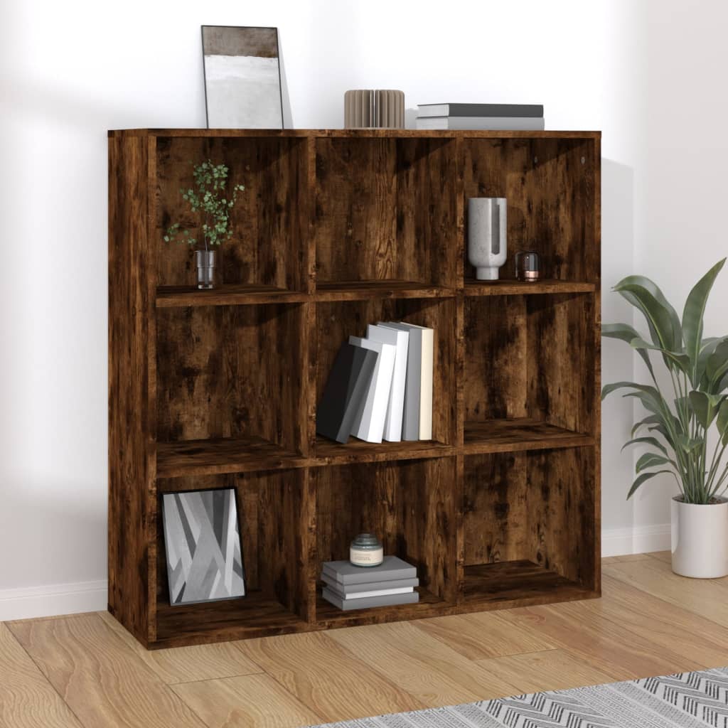 Boekenkast 98X29X97,5 Cm Artisanaal Eikenkleur