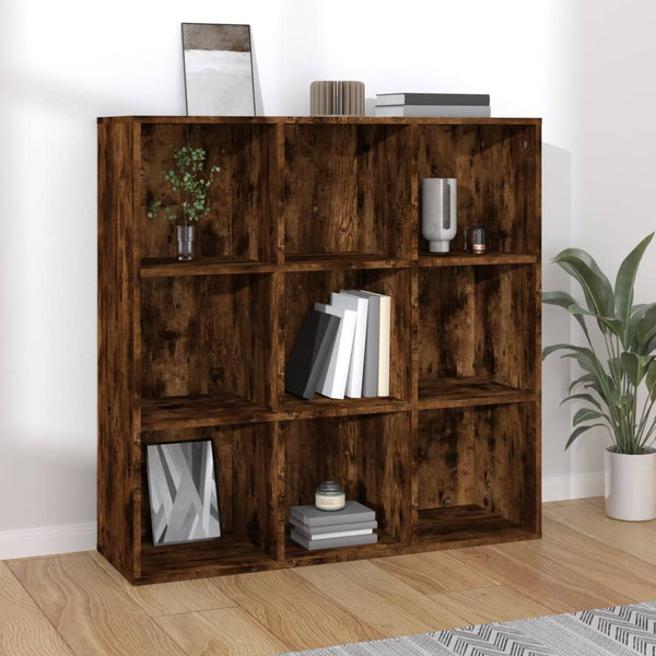 Boekenkast 98X29X97,5 Cm Artisanaal Eikenkleur
