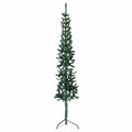 Kunstkerstboom Half Met Standaard Smal Groen