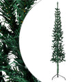 Kunstkerstboom Half Met Standaard Smal Groen