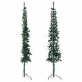 Kunstkerstboom Half Met Standaard Smal Groen