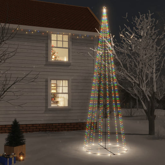 Kegelkerstboom 1134 Led's Meerkleurig 230X800 Cm Multikleur