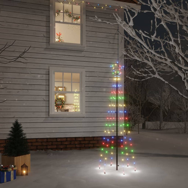 Kerstboom Met Grondpin 310 Led's Meerkleurig 300 Cm Multikleur
