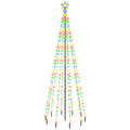 Kerstboom Met Grondpin 310 Led's Meerkleurig 300 Cm Multikleur