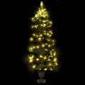Kunstkerstboom Met Verlichting En Pot 120 Cm Pvc Groen
