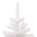 Kunstkerstboom Met Verlichting En Pot 120 Cm Pvc Wit