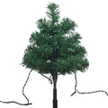 Tuinpadkerstbomen 6 St Met Te Led's 45 Cm Pvc Warmwit