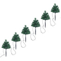 Tuinpadkerstbomen 6 St Met Meerkleurige Led's 45 Cm Pvc Multikleur