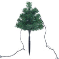 Tuinpadkerstbomen 6 St Met Meerkleurige Led's 45 Cm Pvc Multikleur