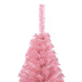 Kunstkerstboom Met Standaard Half 150 Cm Pvc Roze
