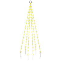 Vlaggenmast Kerstboom 108 Led's 180 Cm