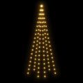 Vlaggenmast Kerstboom 108 Led's 180 Cm