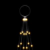 Vlaggenmast Kerstboom 108 Led's 180 Cm