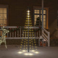 Vlaggenmast Kerstboom 108 Led's 180 Cm